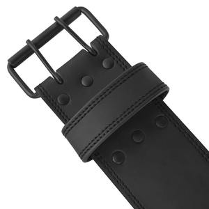 Haute boucle en acier en cuir de forme physique personnalisée musculation musculation Fitness compression entraînement accessoires de gymnastique ceintures - Product Image 4