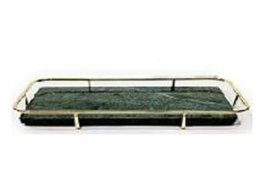 Top vente nourriture petit déjeuner plateau de service en gros personnalisé noir couleur décoratif thé café service plateau en marbre pour la maison et les hôtels - Product Image 6