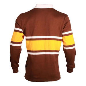 Maillot de rugby en coton respirant, coupe polo, avec ensemble uniforme de rugby pour les sports d'équipe, vêtements d'équipe, maillot de rugby - Product Image 2