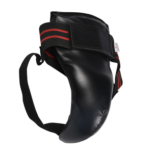 Protector de ingle de cuero de vaca personalizado, etiqueta protectora de ingle con copa de Gel, Protector de boxeo MMA, artes marciales - Product Image 3