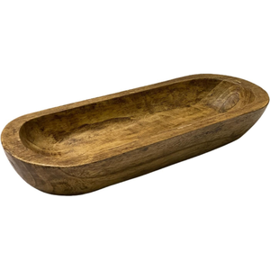 Eco-Friendly Hand Carved Wooden <b>Bowl</b> Disposable for Weddings - Product Image 1