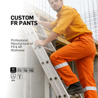 Pantalons de travail FR durables personnalisés, ignifuges, haute visibilité, réfléchissants, résistants aux flammes, pantalons de sécurité pour les travailleurs