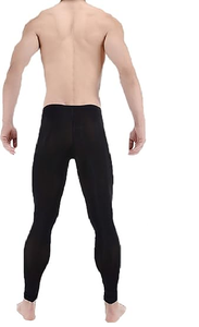 Pantalones Largos Transparentes de Seda de Hielo para Hombre, Leggings Ajustados - Product Image 4