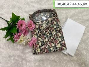 Hot Sealing Jacquard With Printed Work Mens Kurta <b>Pajama</b> Indian Export Quality Manufacturer From Surat At <b>Cheap</b> Rate For Sale - Product Image 4