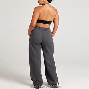 Meilleure vente de pantalons de survêtement personnalisés été pantalons de survêtement écologiques fermeture à cordon plat avant pantalons de survêtement décontractés de qualité supérieure - Product Image 6