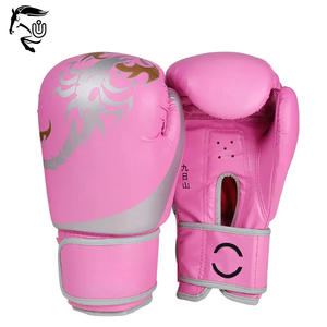 Guantes de boxeo de lucha profesional para hombre, nuevo diseño 3D, logotipo personalizado, rojo, negro, piel de vaca, guantes de boxeo de cuero Pu - Product Image 2