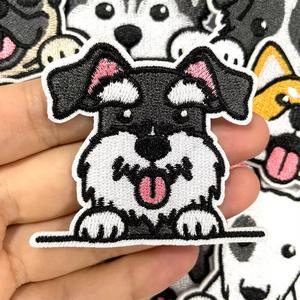 แผ่นแปะปักรูปสุนัขแบบ DIY น่ารักสำหรับตกแต่งเสื้อผ้าสุนัขแผ่นรีดติดหมวกและเสื้อผ้ารูปทรงตัวอักษร - Product Image 1