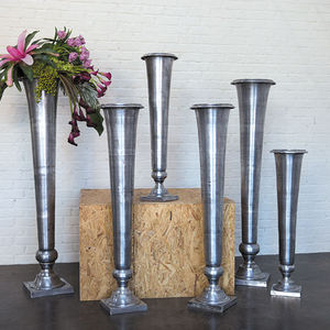 Vases à fleurs modernes fantaisie Vases à fleurs de créateur en aluminium doré Grands vases à fleurs pour la décoration de la maison et de mariage - Product Image 5