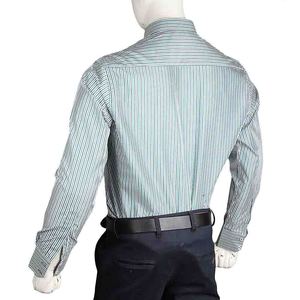 เสื้อเชิ้ตผ้าฝ้ายลำลองสำหรับนักธุรกิจชายสีเขียว - Product Image 4
