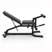 Banc de musculation multifonctionnel CANXU pour salle de sport, banc de presse réglable avec extension pour soulevé de cuisse, en tube d'acier