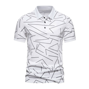 Vente en gros de polos de qualité supérieure pour hommes t-shirt de golf à manches courtes à séchage rapide t-shirt polo décontracté de performance évacuant l'humidité - Product Image 1
