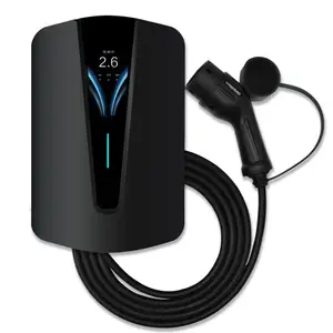 Écran LCD Vorsprung Protection PEN AC 32A 7.4kW 5M Type 2 avec chargeur Smart App ev voiture