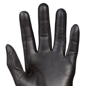 Nouveaux gants d'équitation : hiver, doigts entiers, cuir synthétique bleu - Product Image 3