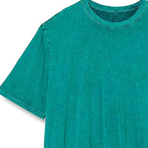 Service OEM, t-shirt ample personnalisé imprimé, effet délavé, pour hommes, 100% coton, vente en gros, prix bas, t-shirts effet délavé pour hommes - Product Image 3