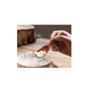 Logo personnalisé Mini Cuillères en bois Cuillères à sucre pour sel et assaisonnement Cuillère en bois faite à la main Meilleure vente - Product Image 6