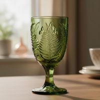 Ensemble de verres à vin vintage soufflés à la main colorés, verres à eau, gobelets de 14,2 oz pour la fête des mères, mariage, vacances