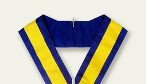 Grand Conseil Allied Masonic Degrees Badge Vert Moire avec Gold Bullion Personnalisable Haute Qualité Magnet Canvas - Product Image 3