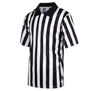 Camiseta de árbitro de fútbol de poliéster con sublimación personalizable, camiseta de árbitro de fútbol hecha de algodón, camiseta de árbitro para hombre - Product Image 6