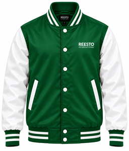Veste de baseball personnalisée avec logo streetwear, veste de baseball pour hommes, veste varsity rouge personnalisée - Product Image 1