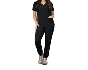 Tenues médicales personnalisées pour femmes et hommes, ensembles 3 pièces imperméables en Spandex, uniformes médicaux pour hommes - Product Image 1