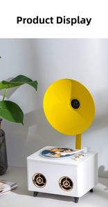 <span class=keywords><strong>Lecteur</strong></span> <span class=keywords><strong>CD</strong></span> gramophone de <span class=keywords><strong>style</strong></span> rétro en bois pour cinéma maison avec haut-parleur Bluetooth et télécommande pour lecteurs VCD - Product Image 5