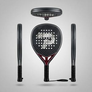 Raquette de padel en fibre de carbone 3K 12K 18K |   Raquette de beach tennis personnalisée OEM |   Raquette d'entraînement professionnelle - Product Image 3