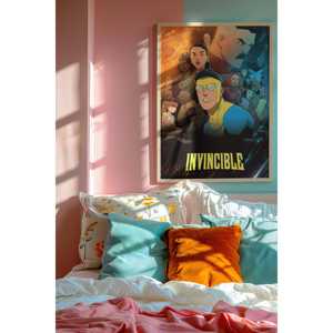 Affiches sur toile de style moderne invincible avec personnages pour décoration murale - Product Image 2
