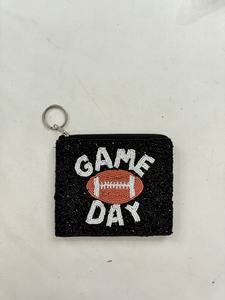 Nouvelle pochette à monnaie élégante faite à la main avec des perles, motif étoile rouge et blanche, fermeture éclair, trousse de maquillage, accessoire cadeau pour le sport et l'université - Product Image 4