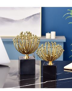 แจกันดอกไม้ทำจากโลหะสำหรับตกแต่งงานแต่งงานอุปกรณ์ตกแต่งโต๊ะแต่งงานชุดวางกลางดอกไม้2ชิ้น - Product Image 4