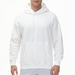 Alta calidad 100% algodón 400gsm peso pesado manga larga personalizado serigrafía bordado pulóver hombres sudaderas térmicas de gran tamaño - Product Image 4