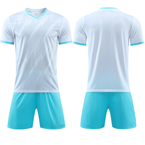 Uniformes Deportivos con Cuello en V, 100% Poliéster, Impresión Personalizada por Transferencia de Calor, Uniformes de Fútbol para Equipos, Camisetas de Entrenamiento de Fútbol - Product Image 2