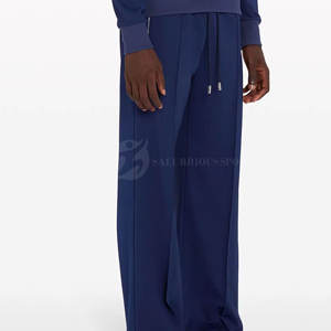 Pantalones Deportivos Casuales de Lona Gruesa Estilo Hip Hop con Bolsillos con Cremallera y Estampado Personalizado para Hombre - Product Image 2