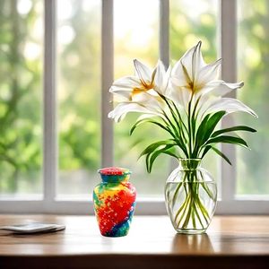 Handmade Mosaic Aluminium and Glass Cremation <b>Urn</b> <b>Large</b> Adult Size Burial Hand Applied Individual Tiles Unique for Funerals - Product Image 3