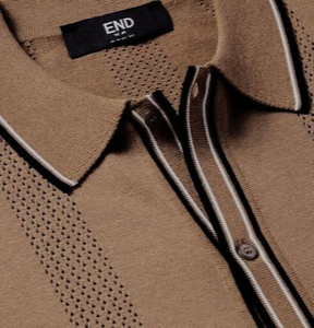 Polo à manches courtes pour hommes OEM Smart Casual Cotton Knitted Business Embroidery New Fashionable Color Lapel Design - Product Image 1