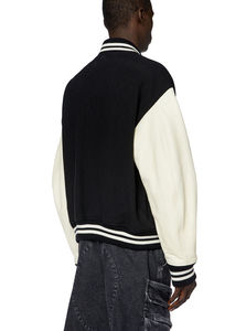 Blousons universitaires pour hommes à prix abordable, avec patchs personnalisés, en toile, col montant, soldes d'automne, prix raisonnable - Product Image 3