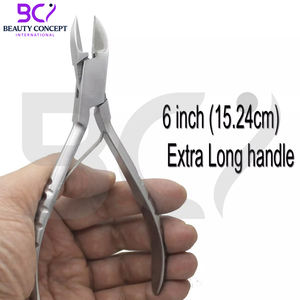 Coupe-ongles à long manche en acier inoxydable, ouverture large pour ongles épais, pince de podologie, qualité supérieure - Product Image 2