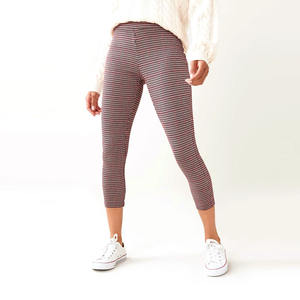 New Arrival Women's High <b>Waist</b> Fitness Yoga Pants Custom Printed Breathable Casual Style <b>Leggings</b> with <b>Low</b> MOQ - Product Image 1