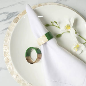 Porte-serviettes en corne de buffle, forme ronde, porte-serviettes pour hôtels de luxe, restaurants et tables de mariage, haute qualité - Product Image 1