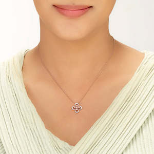 Collar de diamantes moderno Glow Roselle - Product Image 2