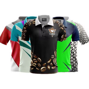 Camiseta Polo de golf sublimada impresa logotipo personalizado OEM Polo para hombre impresión por sublimación para hombre - Product Image 1