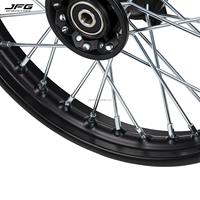 Jeu de jantes avant en alliage CNC JFG de 14 pouces pour moto tout-terrain électrique Yozma IN10, pièces de modification de motocross