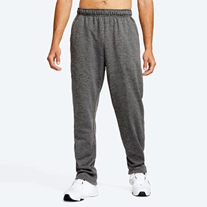 Pantalon large droit personnalisé, coupe ample, en jersey de polyester, pantalon de survêtement pour homme, pantalon de survêtement ample plissé pour homme - Product Image 1