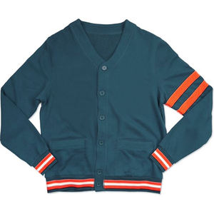 Cárdigan Personalizado con Logotipo OEM para Hombre, Cuello en V, Diseño Sólido, Suéteres de Fraternidad con Decoración de Botones Frontales, Antiarrugas para Invierno - Product Image 5