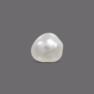 Collier de perles blanches naturelles (3,65 carats) - Perles baroques multicolores - Product Image 1