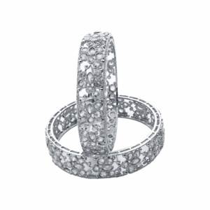 Bracelets en rhodium AD inversés de style ethnique de luxe moderne vêtements de tous les jours bracelets en laiton de mode religieuse orthodoxe - Product Image 3