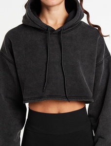 เสื้อกันหนาวมีฮู้ดปักโลโก้สำหรับผู้หญิงโอเวอร์ไซส์ - Product Image 5