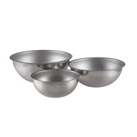 Ensemble de bols en acier inoxydable de qualité supérieure, multi-usages, robustes, pour la préparation, le mélange, le service, la cuisson et le stockage, pour la maison