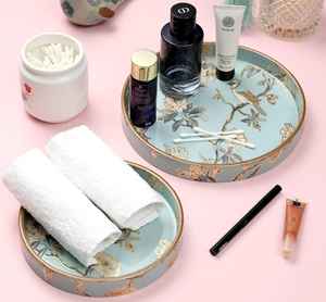 Vente en gros Plateau de service rond en bois naturel écologique de qualité supérieure Forme de taille personnalisée en Inde - Product Image 6