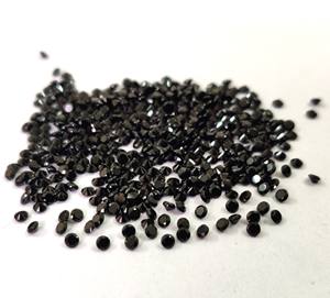 Espinela negra natural Redonda Corte facetado de 1,50mm Espinela negra suelta Piedra preciosa suelta Calidad superior - Product Image 6