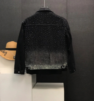 Veste pour Homme Veste Denim pour Homme avec Patchwork en Cuir Veste Trucker Biker Jeans avec Multi-poches Bas Prix Service OEM